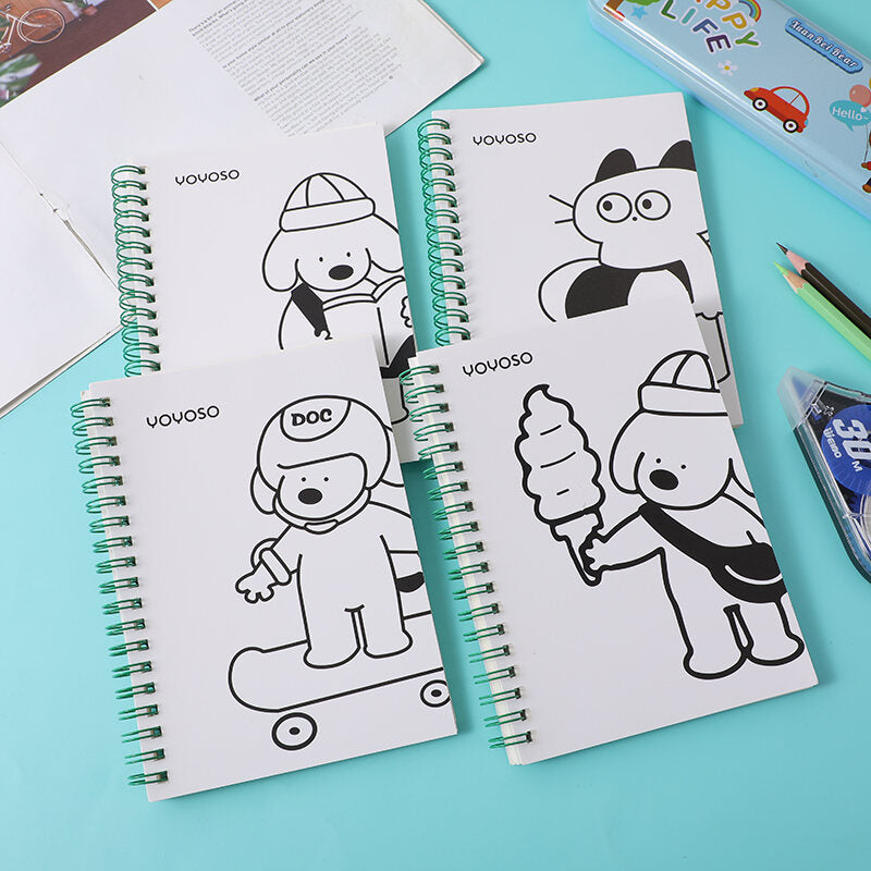 Puppyo happy rules quaderno a bobina in silicone B6