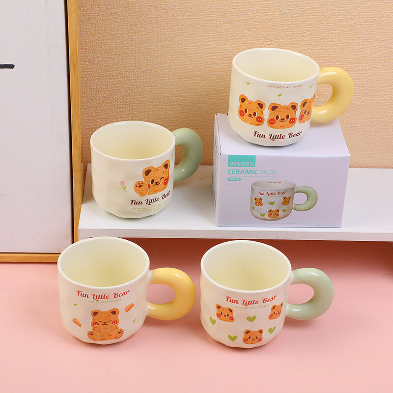 Tazza divertente con orsetto della lettiera - 400 ml