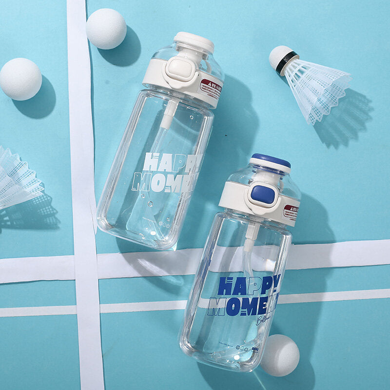 Bicchiere di plastica con lettere inglesi semplici-700ml