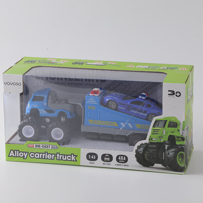 Carro attrezzi di soccorso a quattro ruote motrici in lega inerziale, compresa l'auto della polizia 350