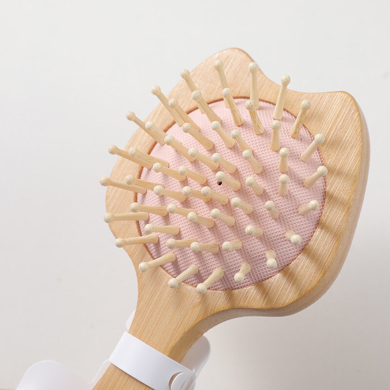 Pettine da massaggio in bambù per gattini