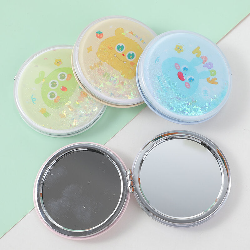 Specchio rotondo per mostri felici con sabbie mobili-1Pz