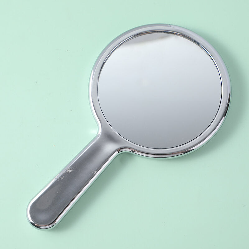 Specchio di bellezza rotondo con diamante e maniglia