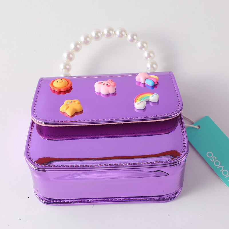 Divertente borsa crossbody per bambini - viola