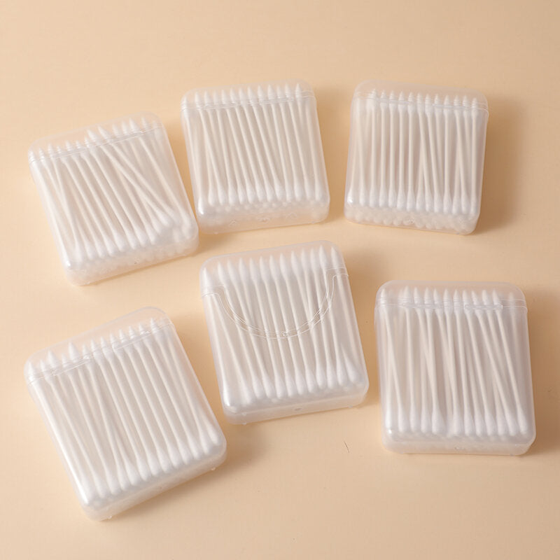 300pz busta scatola carta bastone cotton fioc punta e rotonda (50 pz * 6 confezioni)