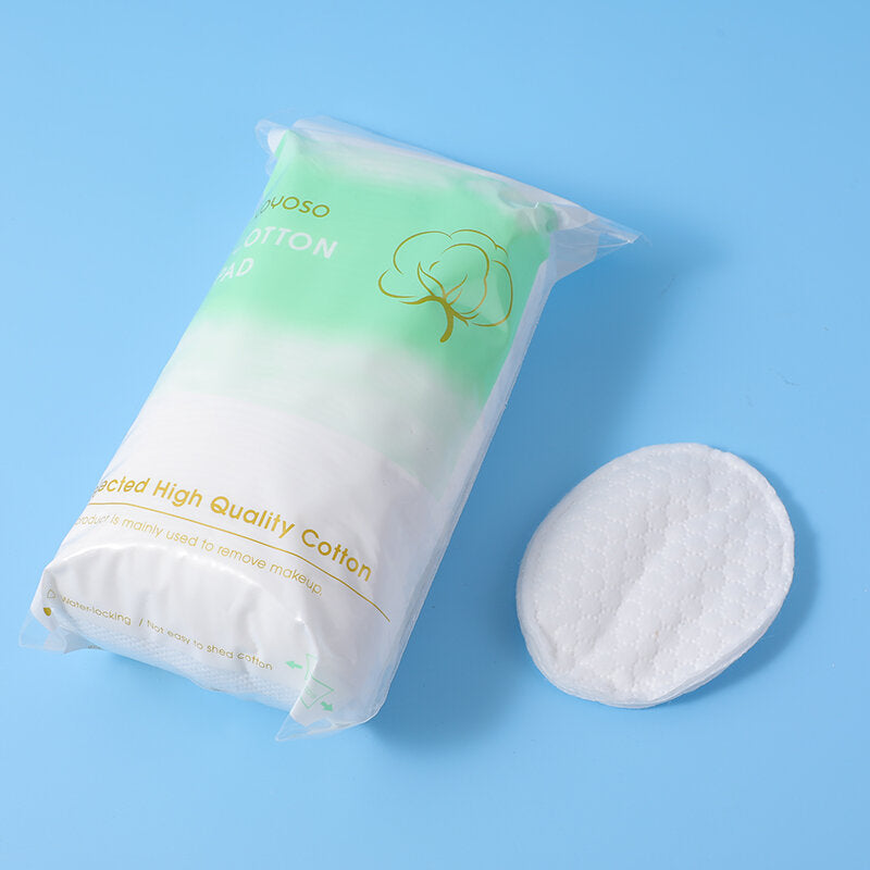 dischetto cotone ovale cucito ai bordi 60 pz.