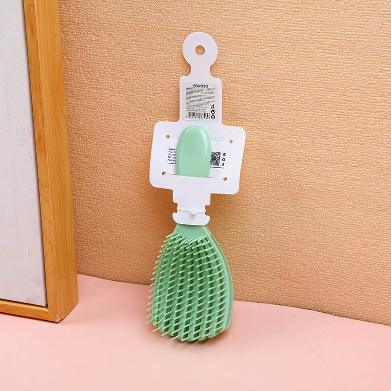 Pettine per capelli piccolo verde