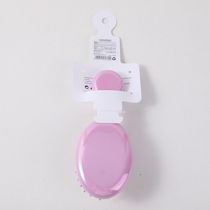 Pettine rotondo piccolo galvanico colorato-viola