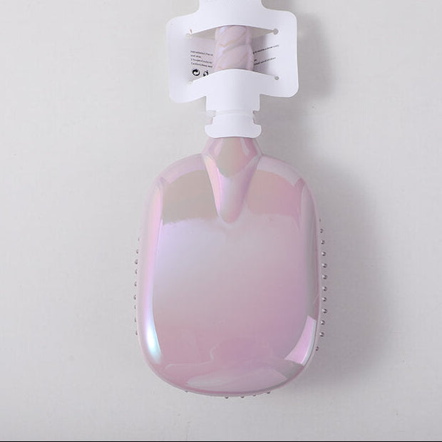 Serie a un corno colorata a pettine rotondo viola