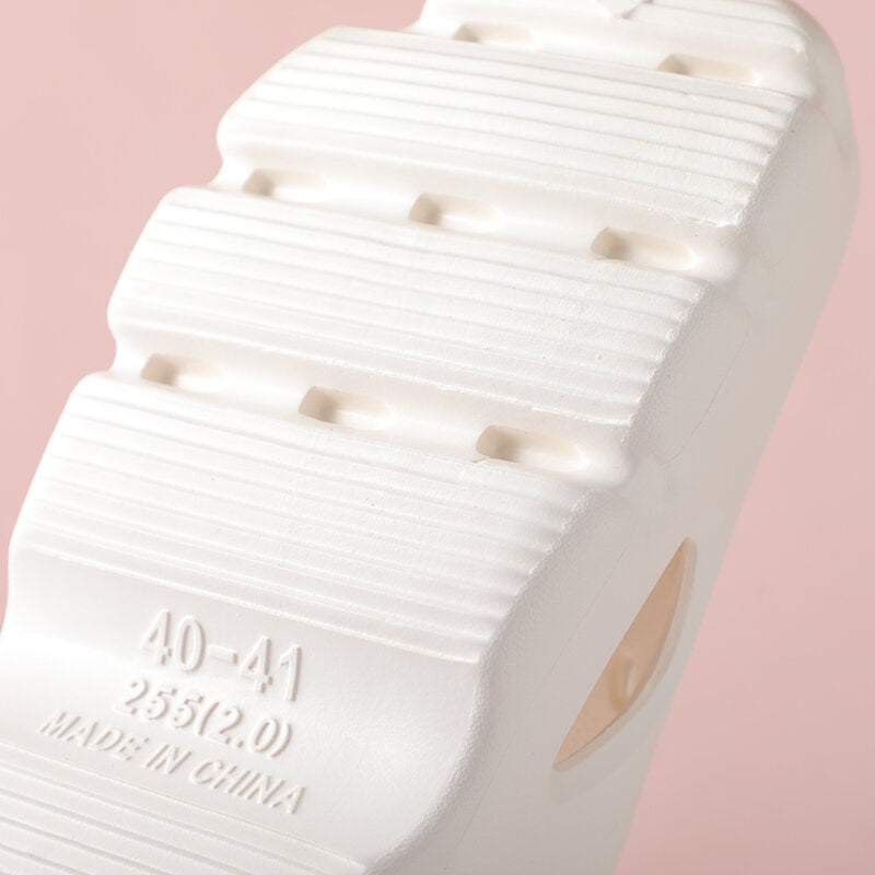 Sandali semplici con buco da giardino bianchi taglia 36-37