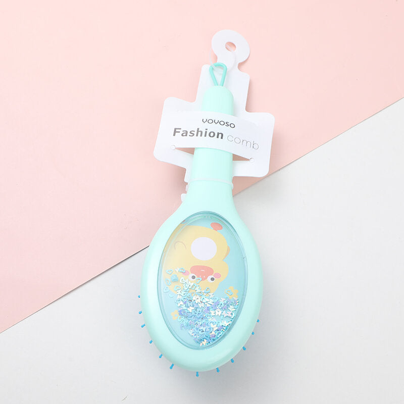 Simpatico pettine airbag glitterato di animali domestici