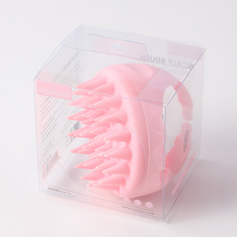 Spazzola per il cuoio capelluto versione aggiornata - rosa