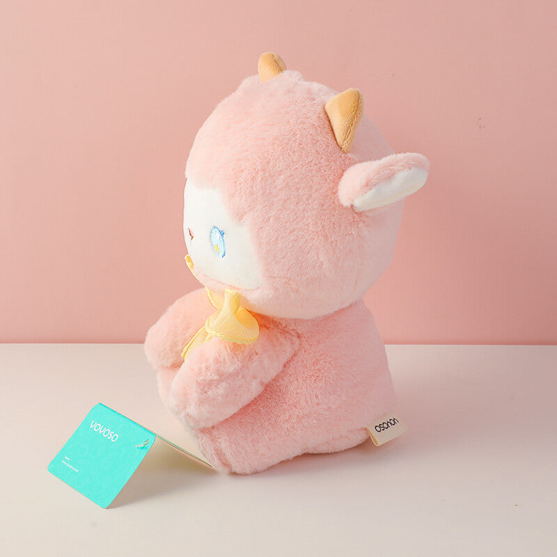 Peachy simpatico agnello rosa peluche bambola-21cm