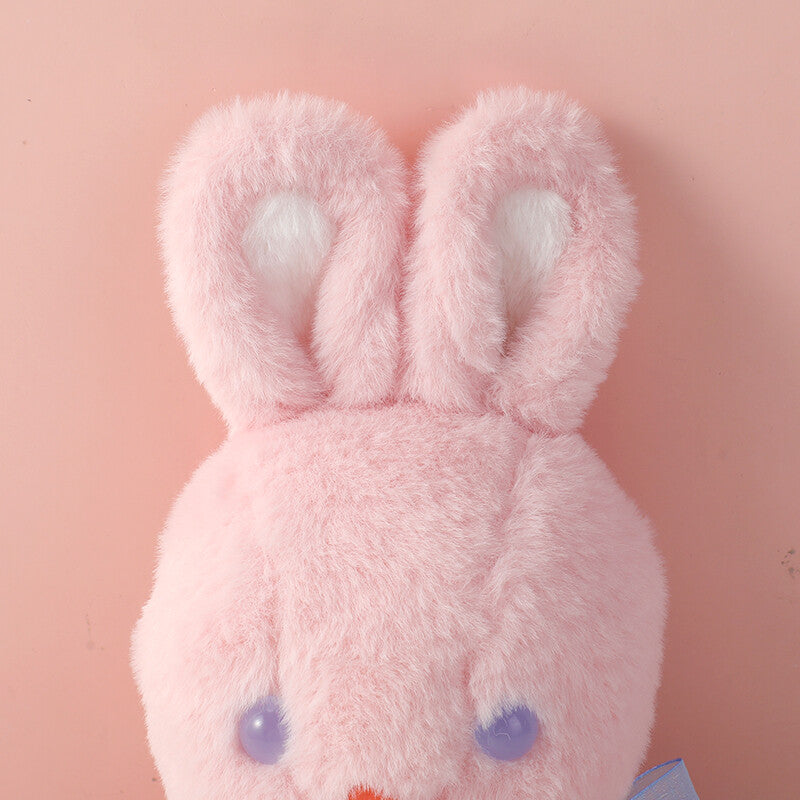 Bambola di peluche rosa coniglio arcobaleno-21 cm