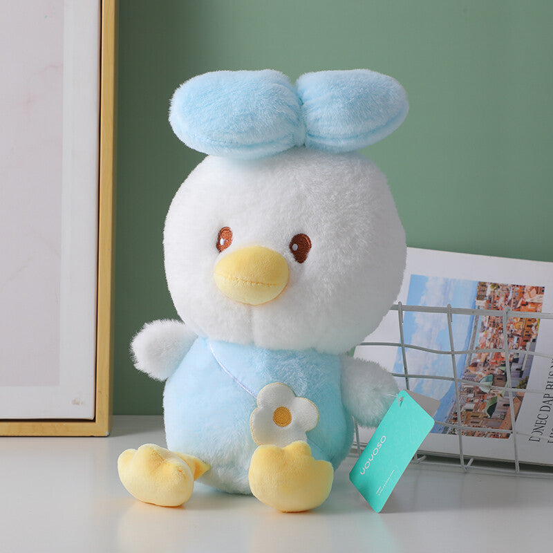 Bambola di peluche blu anatra tuorlo d'uovo-21 cm