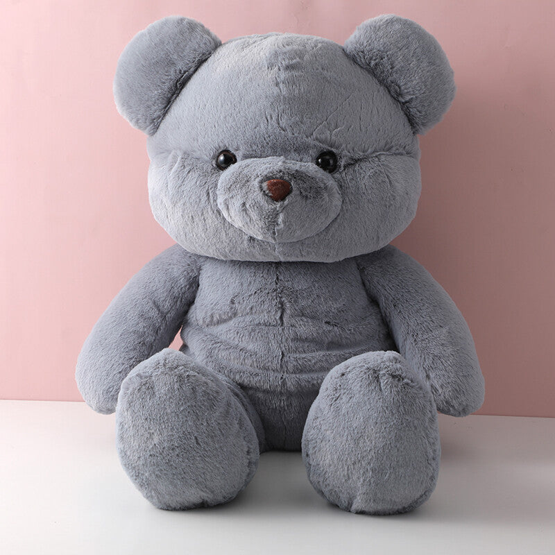 Semplice cuscino di peluche dell'orso grigio-65cm