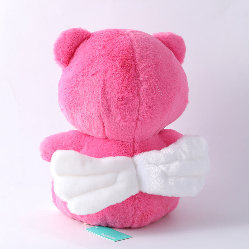 Bambola di peluche Angel bear rose red-20cm