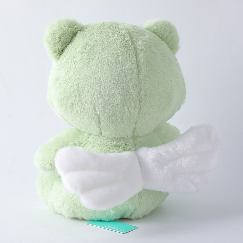 Bambola di peluche verde orso angelo-30 cm
