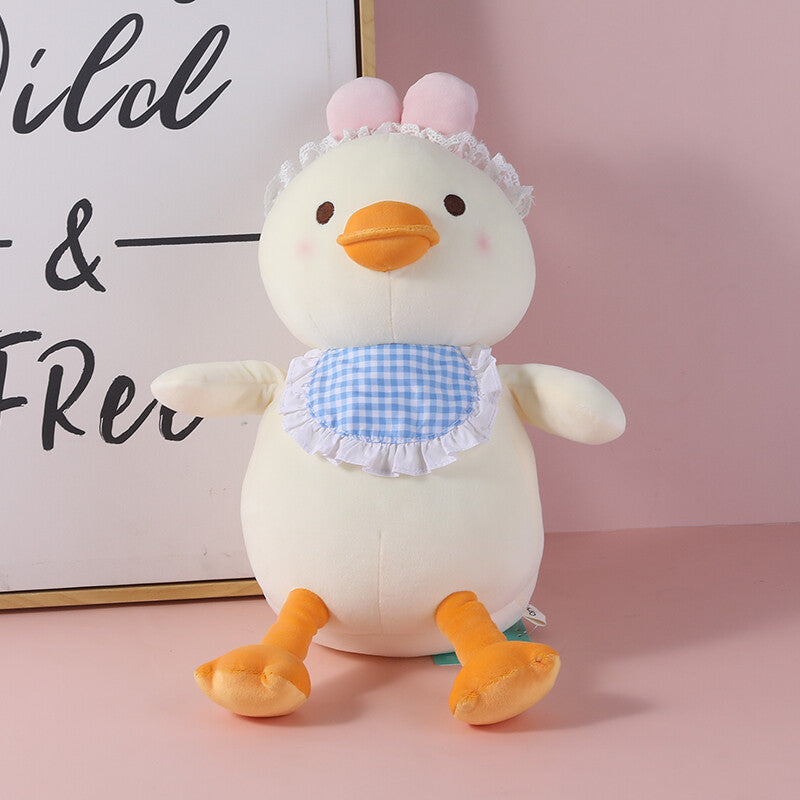 Bavaglino blu xixi anatroccolo peluche 30 cm