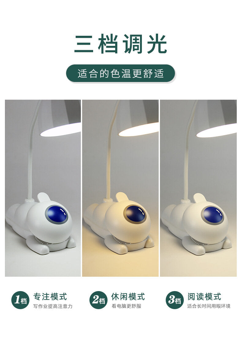 Lampada astronauta con clip - rosa