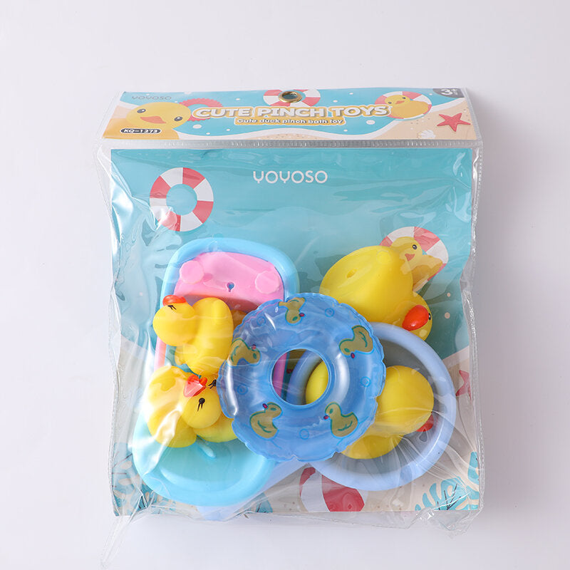 Giocattolo da bagno con pizzico di anatra