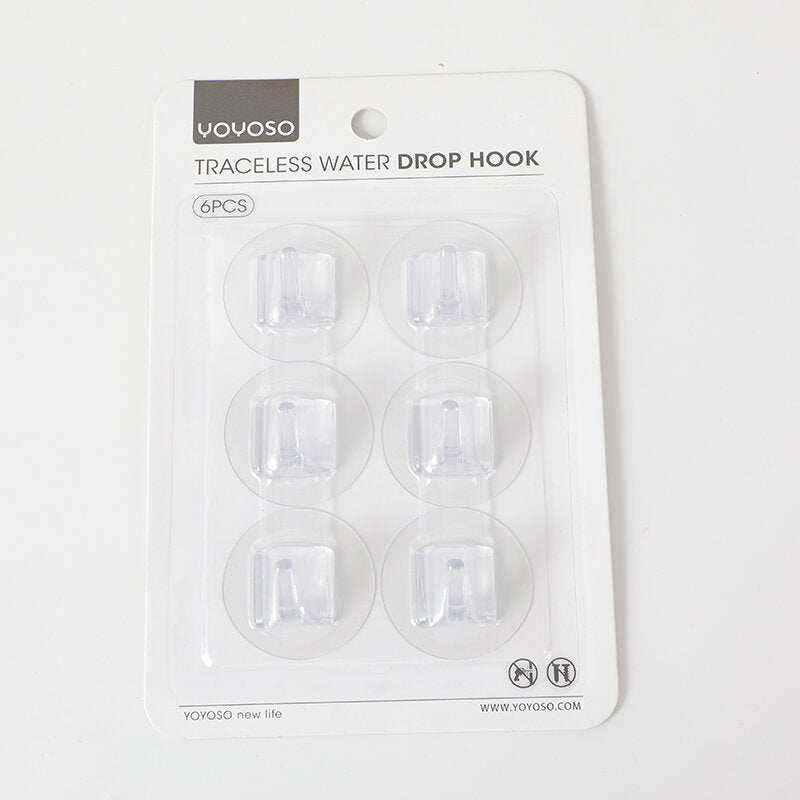 Gancio di goccia d'acqua senza traccia 6 pezzi