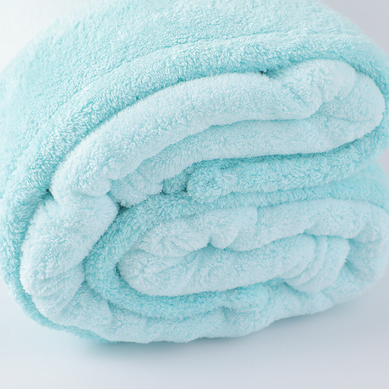 Asciugamano da bagno semplice bicolore: verde