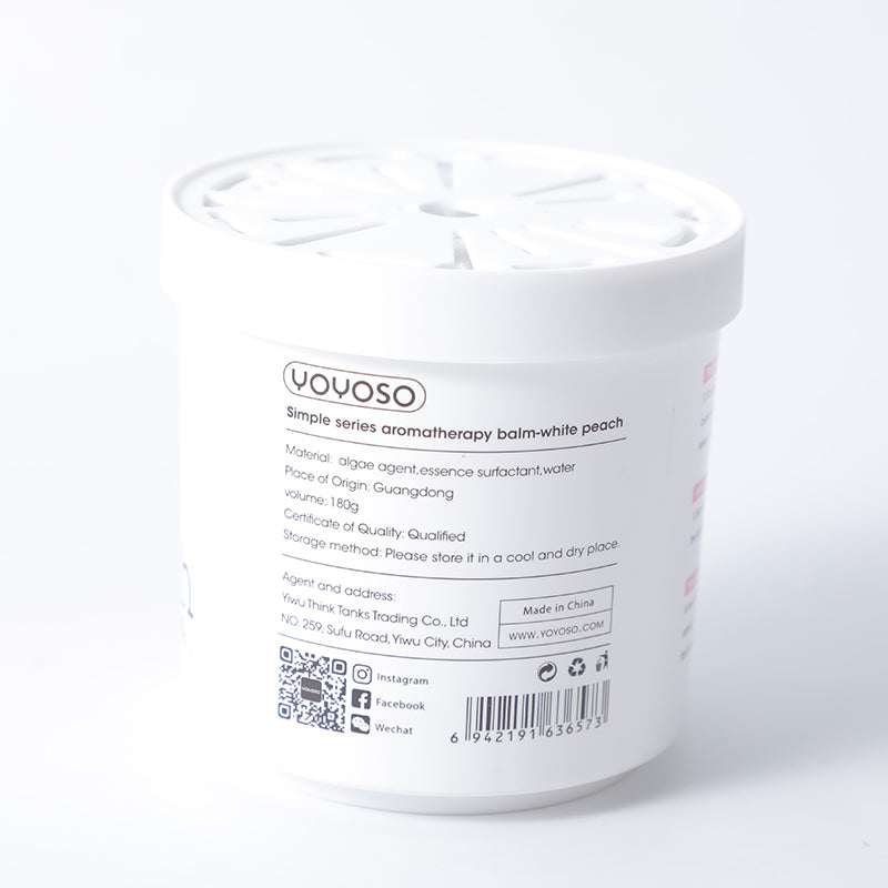 Balsamo aromaterapico serie Simple - pesca bianca