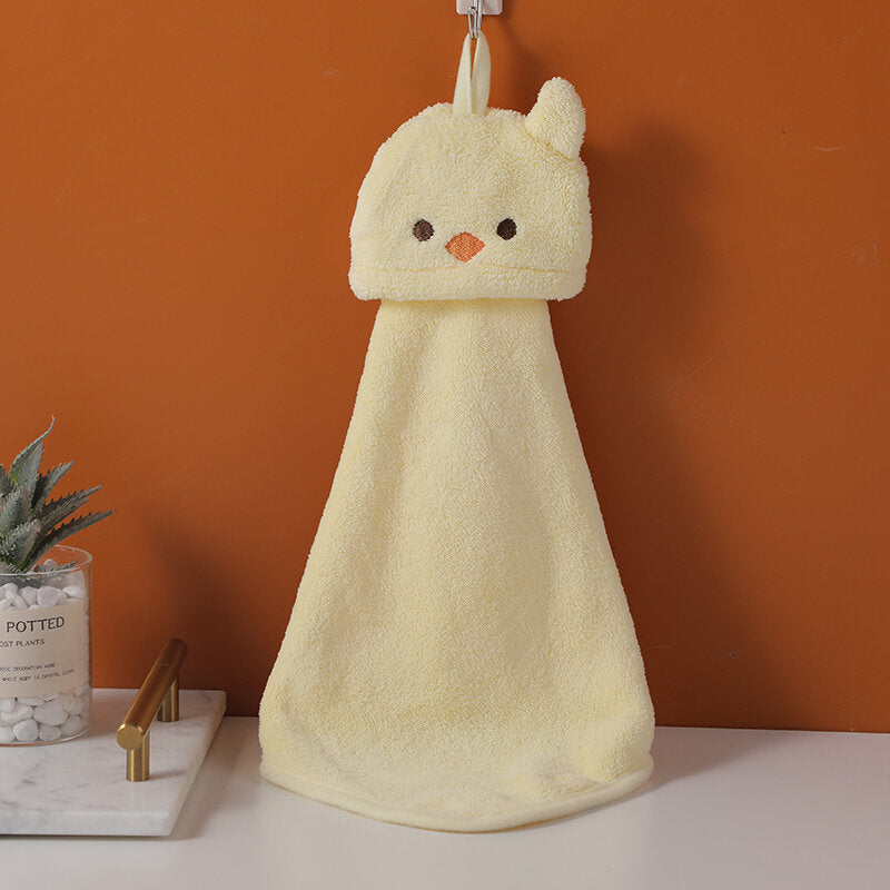 Asciugamano a forma di gallina