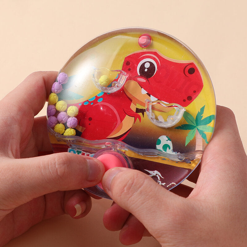 Gioco d'acqua trasparente rotondo del dinosauro dei cartoni animati