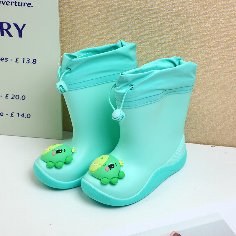 Stivali da pioggia per bambini dinosauro verde - 180