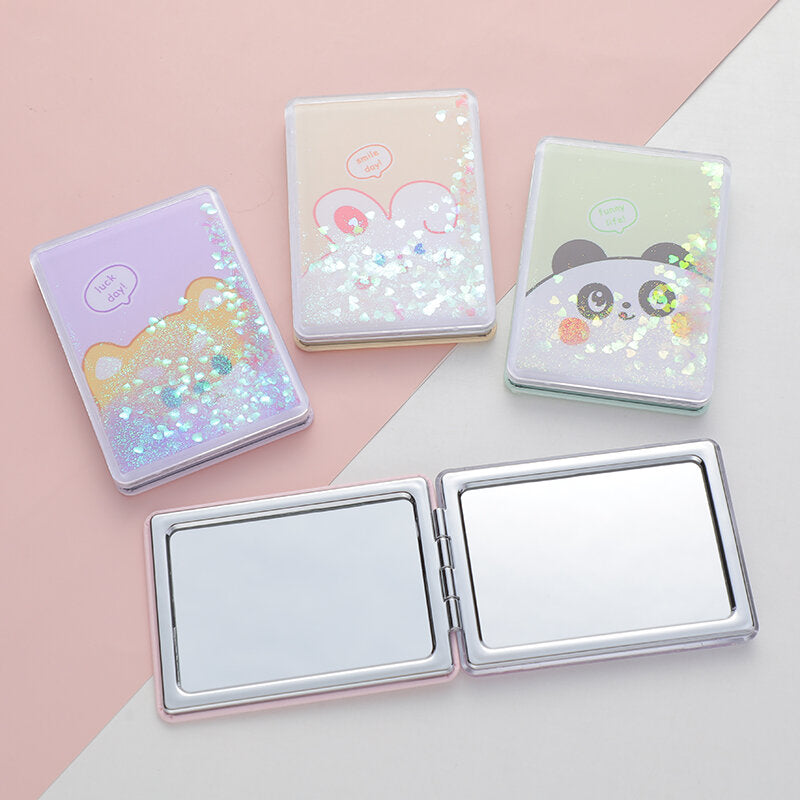 Specchio quadrato di animali domestici con sabbie mobili-1Pz