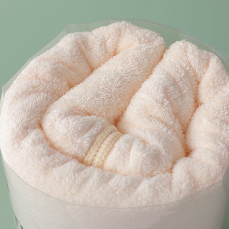 Asciugamano da bagno in velluto corallo tinta unita