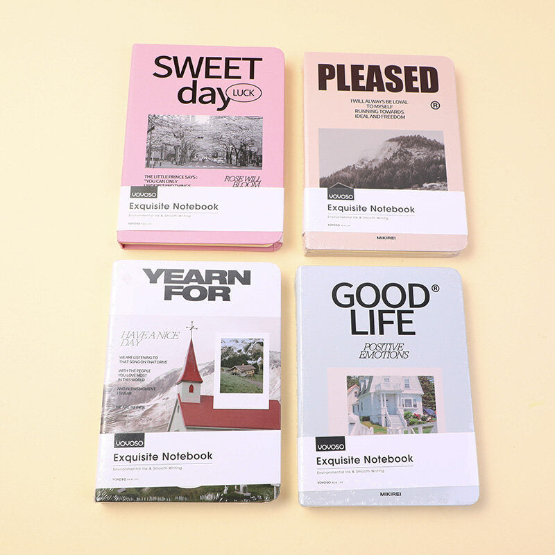 Diario di viaggio copertina rigida A6-pagine rigate orizzontali