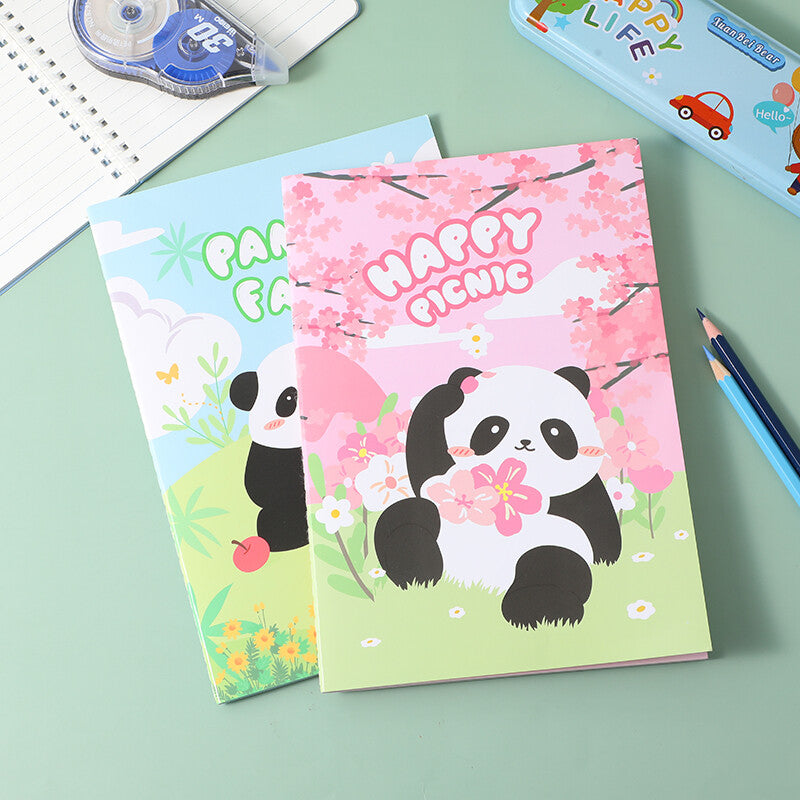 Taccuino cucito serie YOYO Panda pagine a colori B5