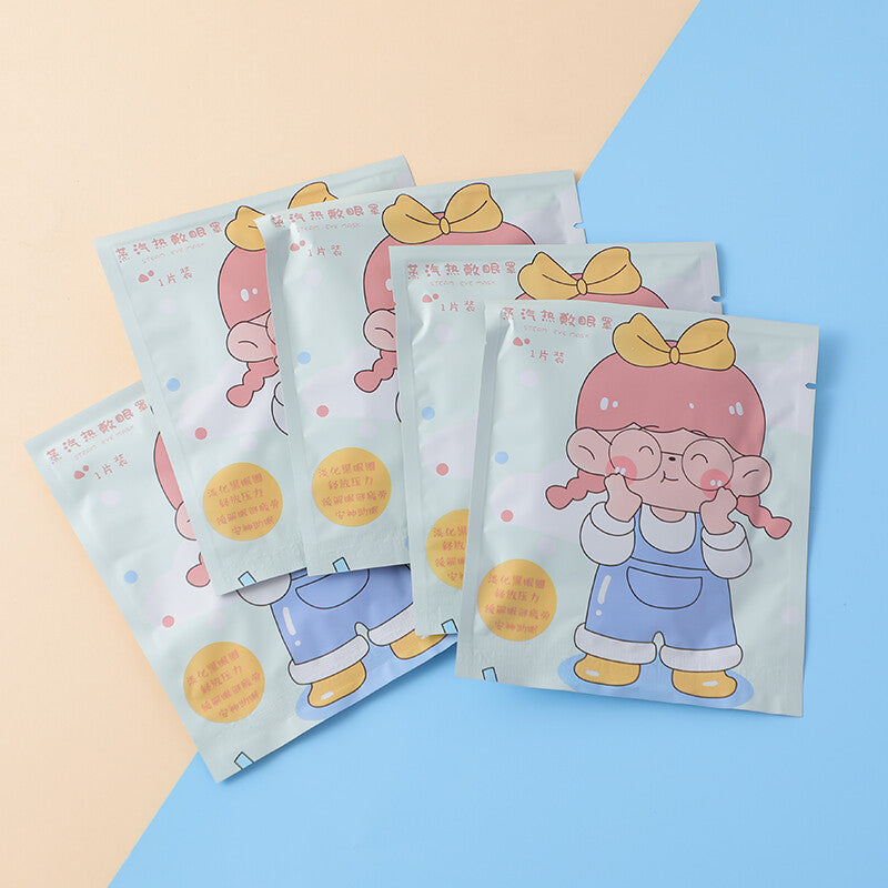 YOYO Panda serie maschera occhi a vapore giallo-5pz