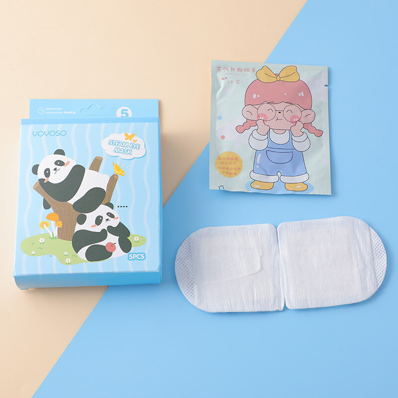 Maschera per gli occhi a vapore serie YOYO Panda blu-5pz
