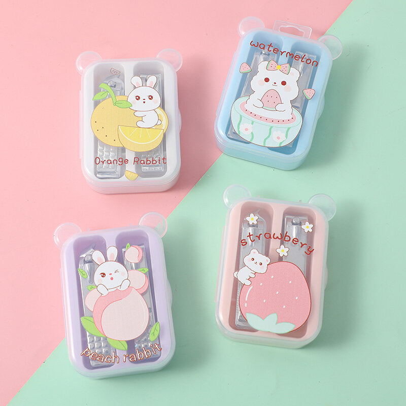 Set di tagliaunghie 2 pezzi della serie Hugging fruit