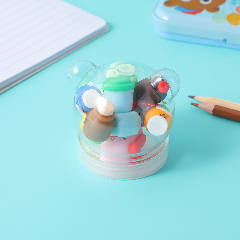 Set di gomme da cancellare in scatola per la condivisione della serie Happiness supplement