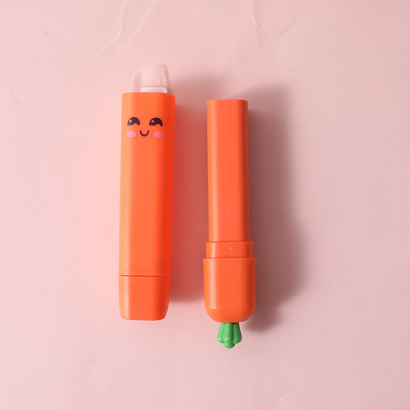 Gomma da cancellare a forma di carota