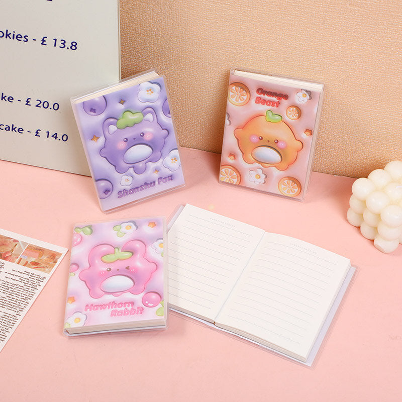 Quaderno incollato con frutta dolce - Inserti a righe orizzontali 100 pezzi