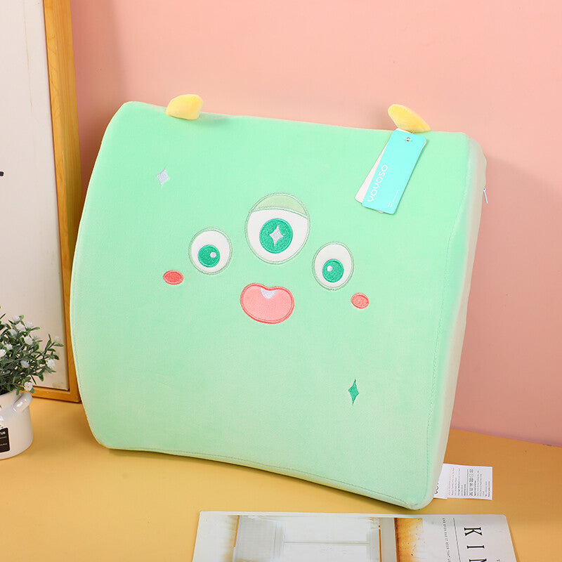 Cuscino per la vita della serie Strange Animal Family - Verde