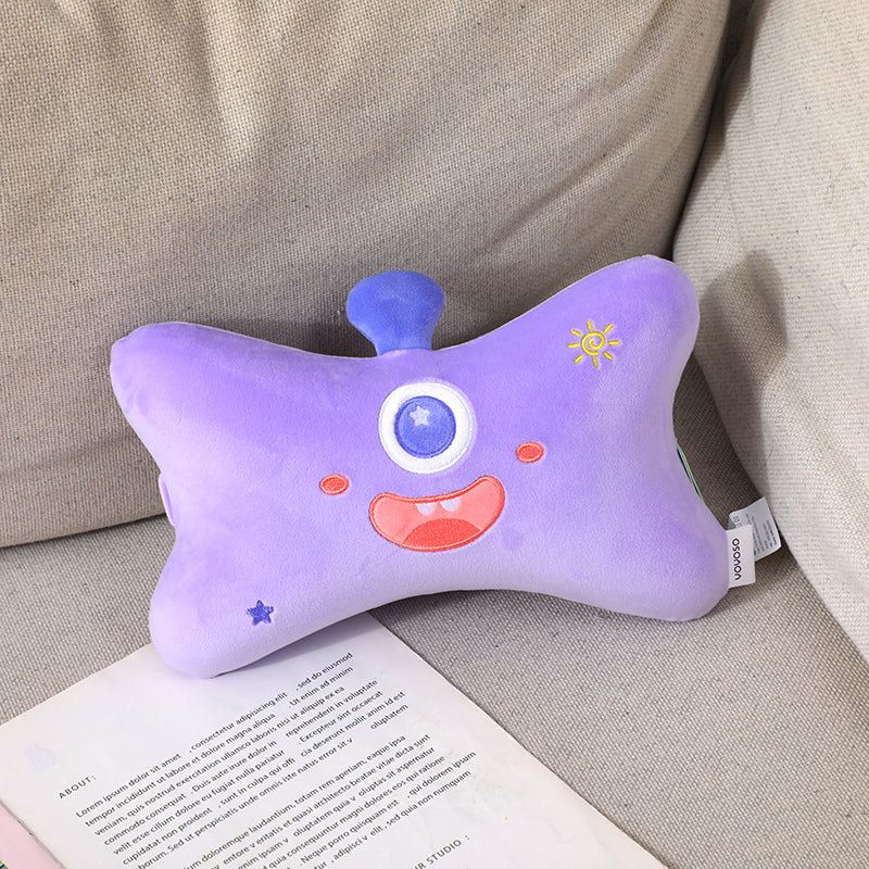 Cuscino in osso della serie Strange Animal Family - viola