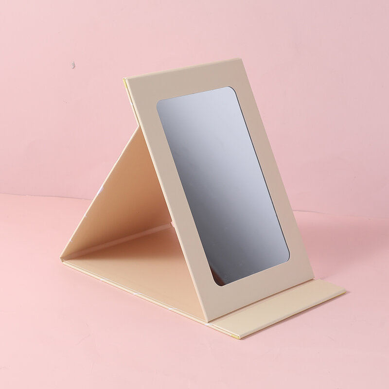 YOYO Panda serie carino specchio pieghevole di carta giallo