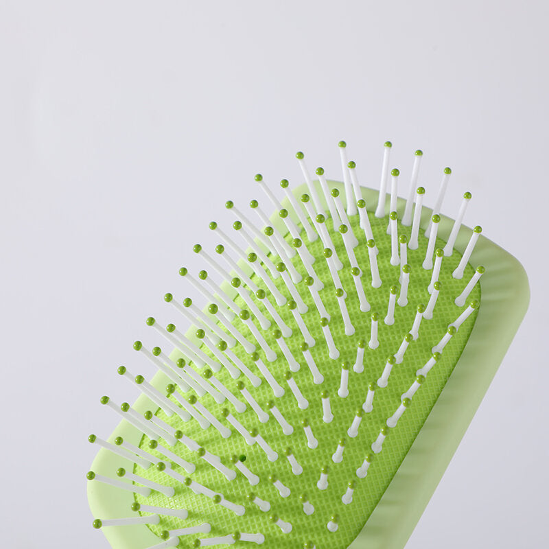 Pettine di massaggio a cuscino di formaggio - verde