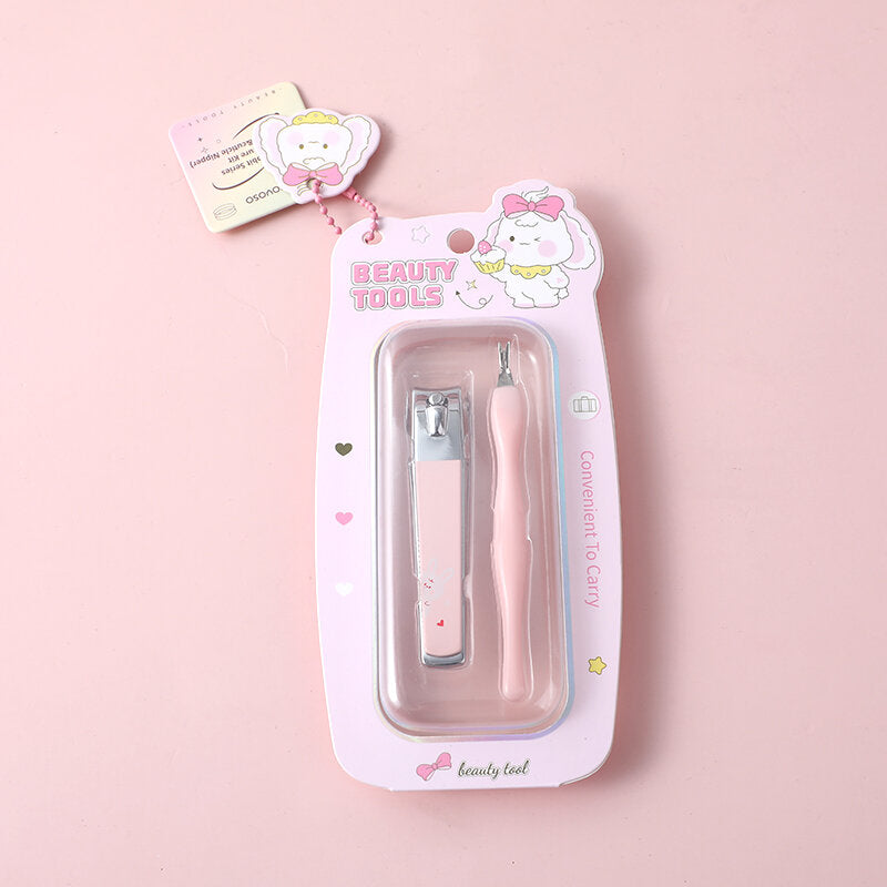 Kit manicure della serie Cute Rabbit (tagliaunghie e tronchesino)