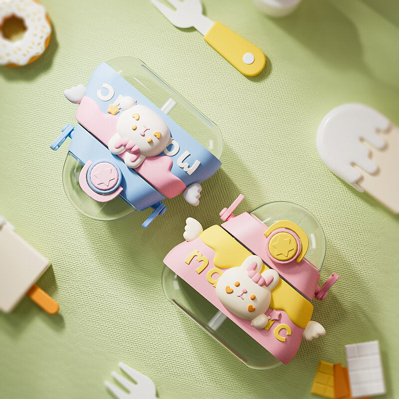 Coppa di plastica di conigli in crema di formaggio-520ml