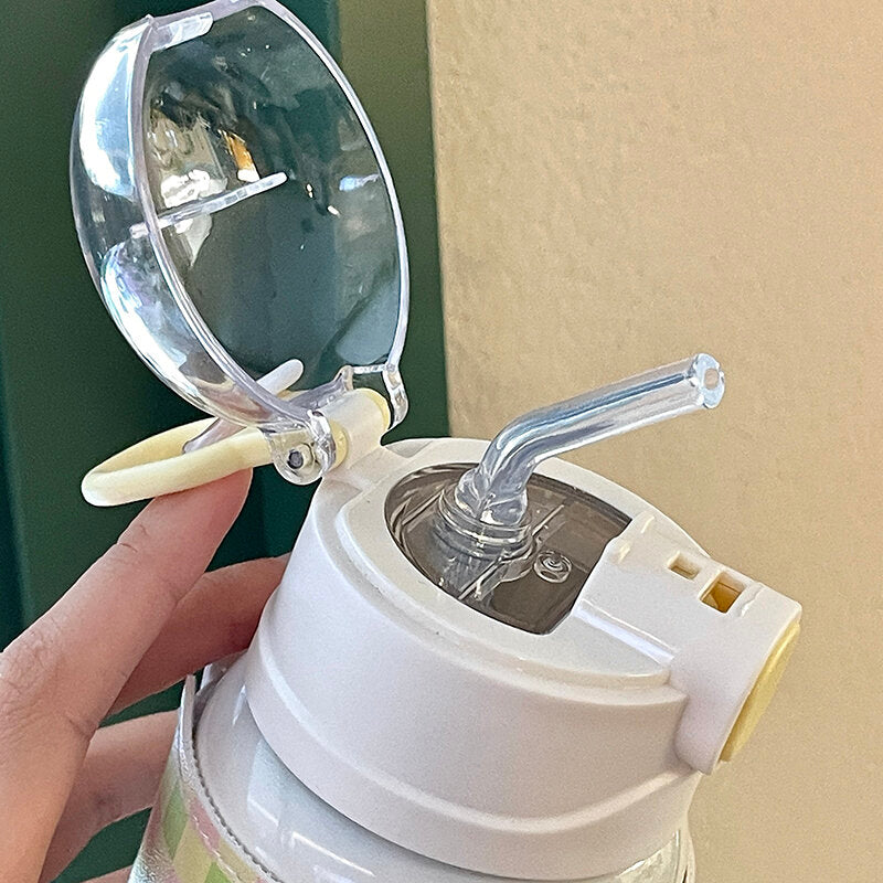 Tazza termica Sweetheart Plaid Bounce da 450 ml-giallo