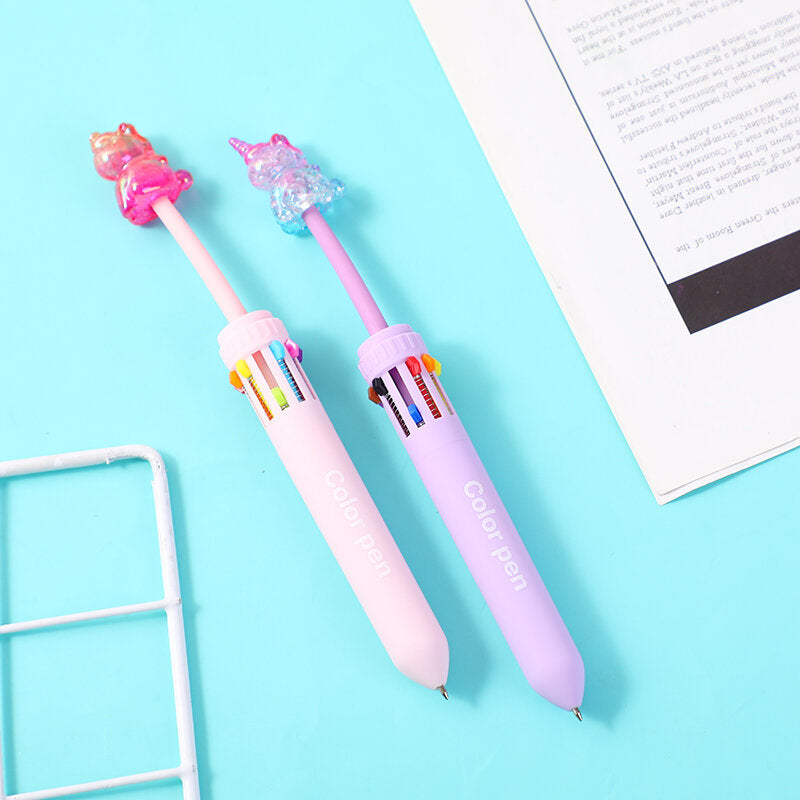 Penna a sfera a dieci colori Whale