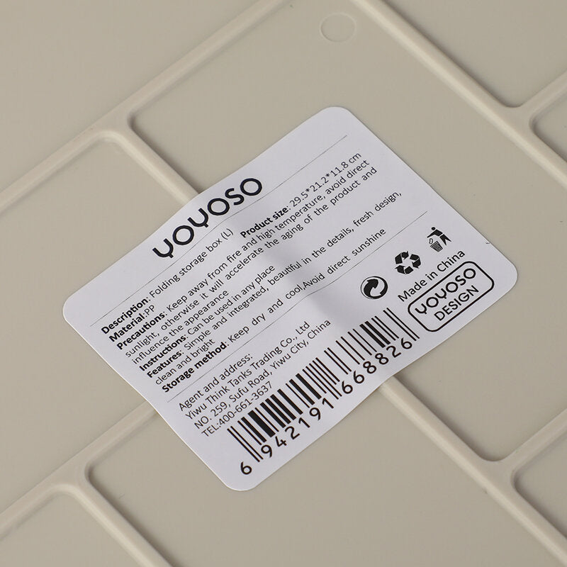 Cassetta portaoggetti pieghevole (L)